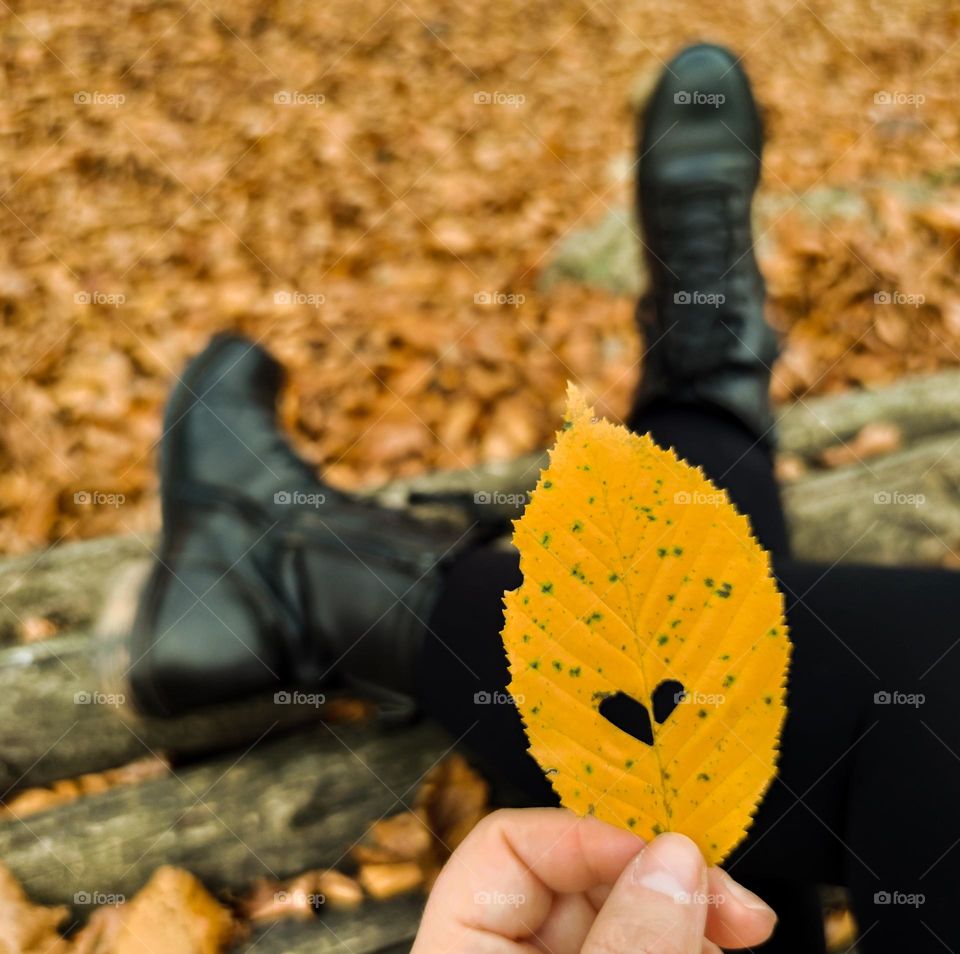 Heart-shaped luck from the forest