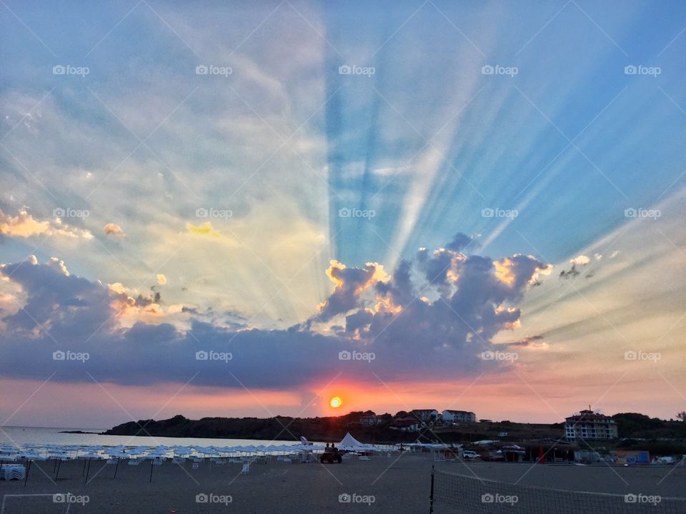 Bulgarian beach Nestinarka sunrise 