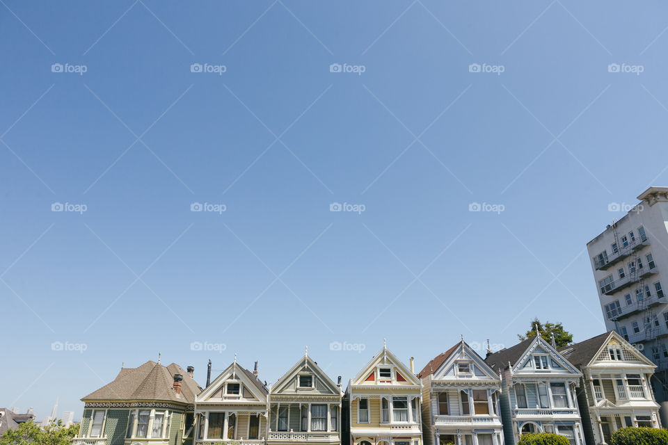 Painted ladies homes in San Francisco 