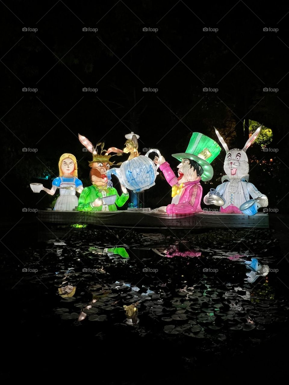 Alice in wonderland Magic garden in Porto, Portugal 