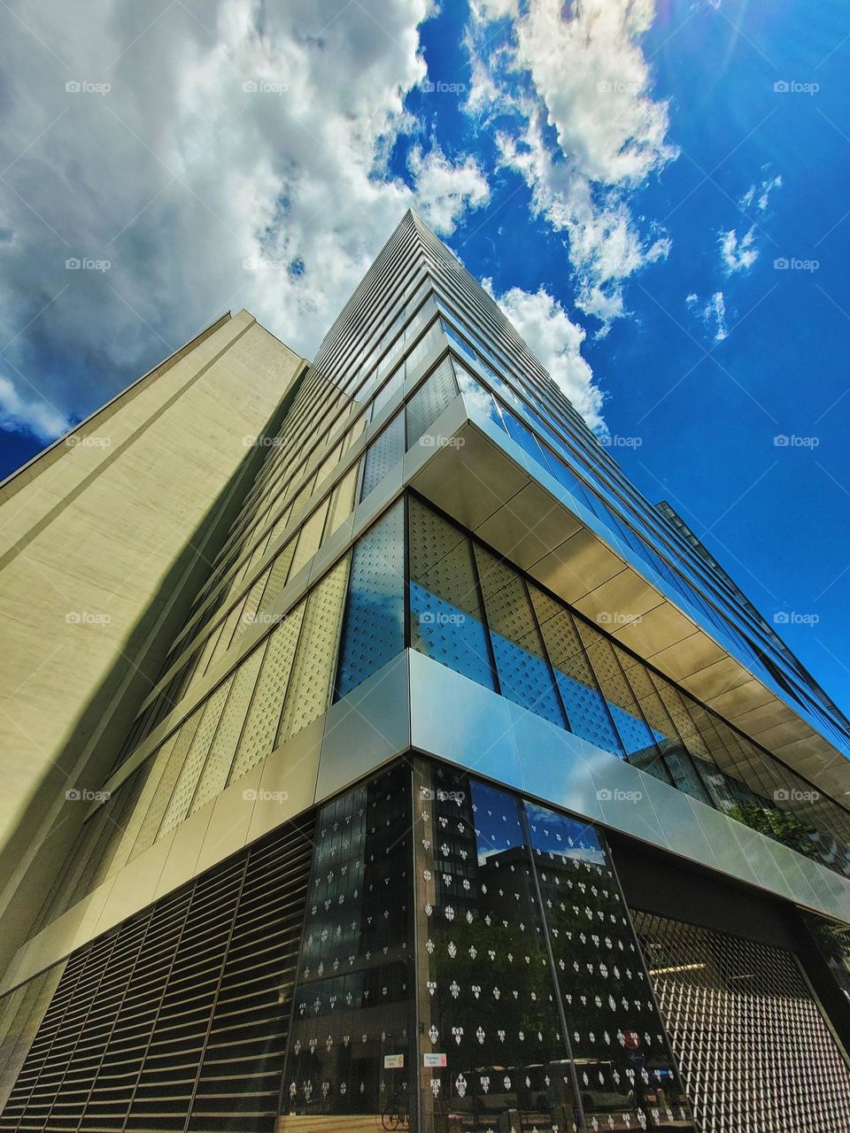 Ljubljana, Slovenia. Urban city view with modern,  old European architecture,  landmark. Geometric shapes