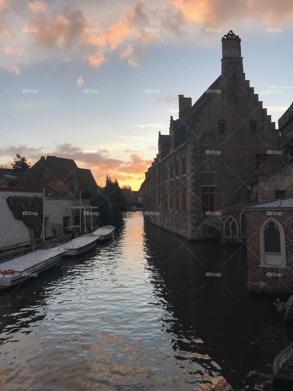 Sunset, Brugge Belgium