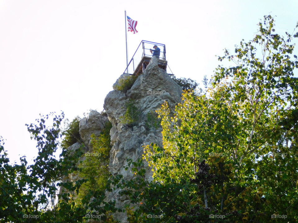 castle rock upper peninsula, Michigan