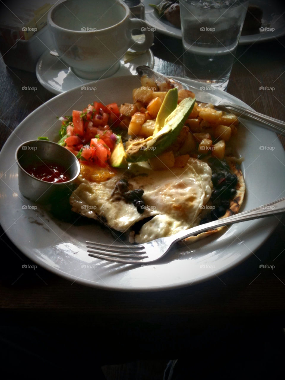 eat breakfast eggs avocado by daftpusher