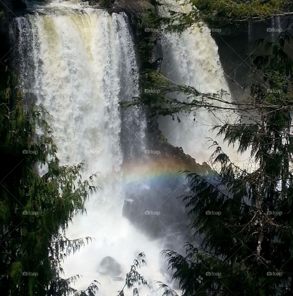 Double waterfall and rainbow bonus!!