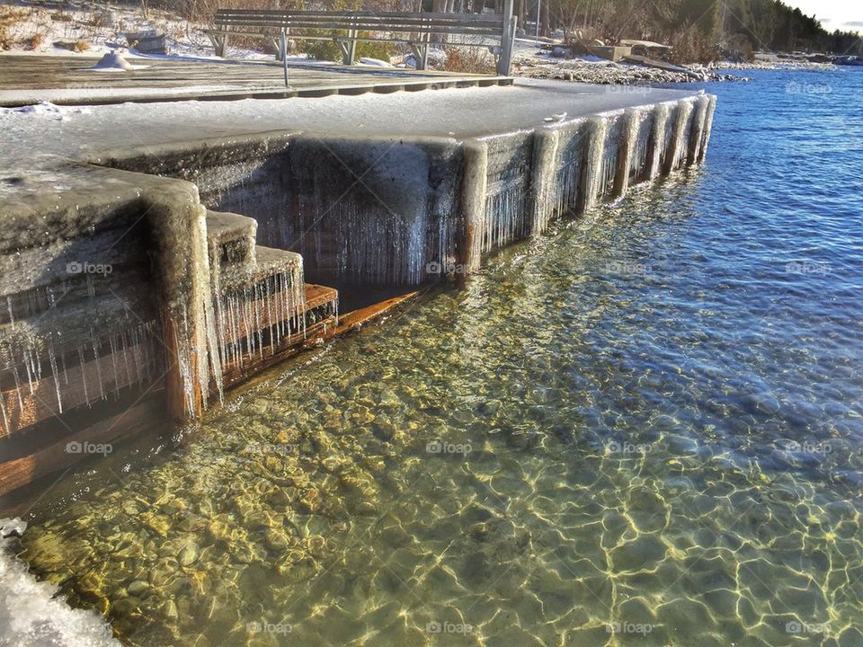 Icicles all over the place 