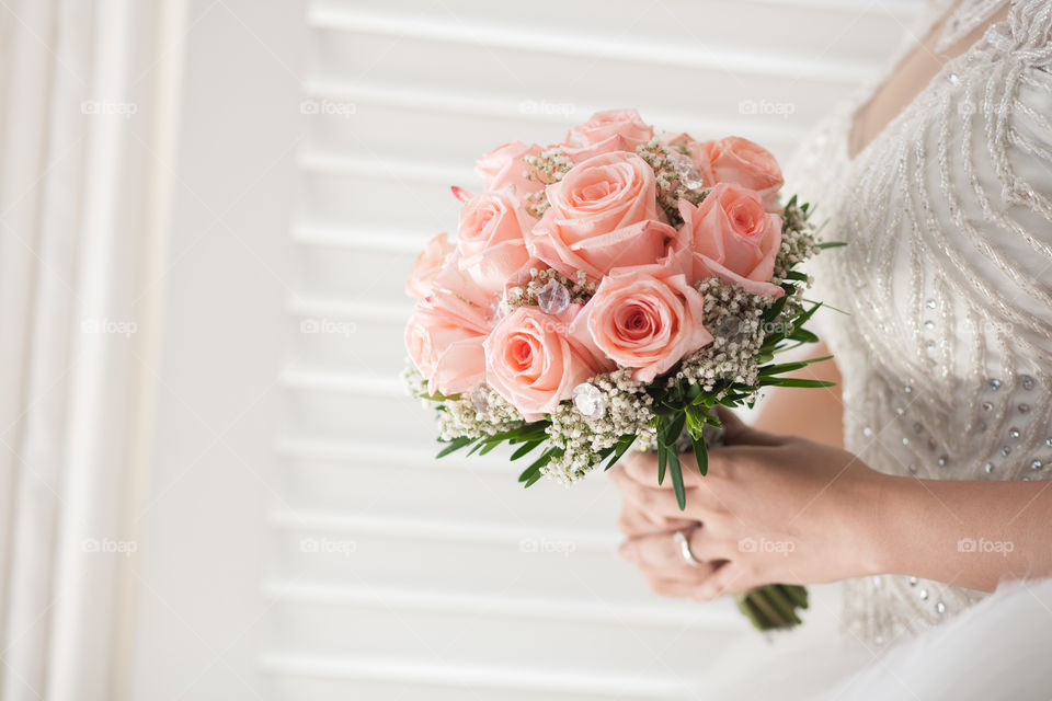 bride bouquet of flowers