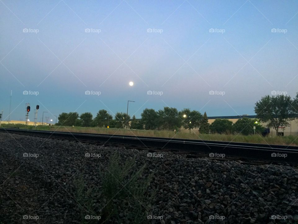 Locomotive, Track, Road, Railway, Landscape