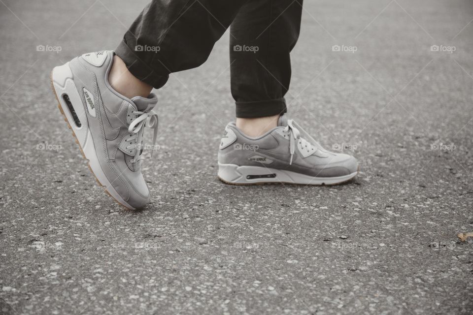 Foot, Shoe, Street, Sneakers, Exercise