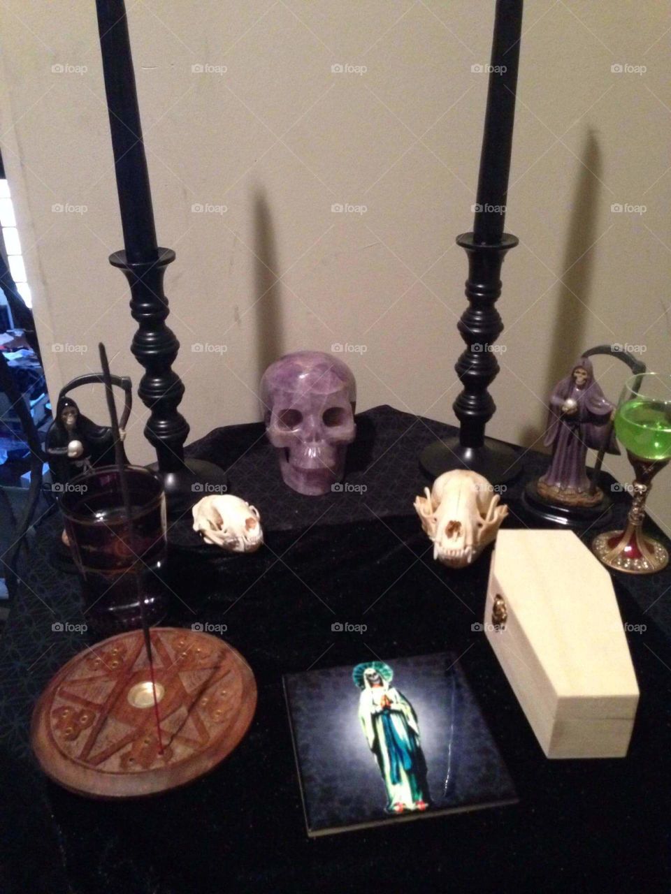 My altar at my old house.