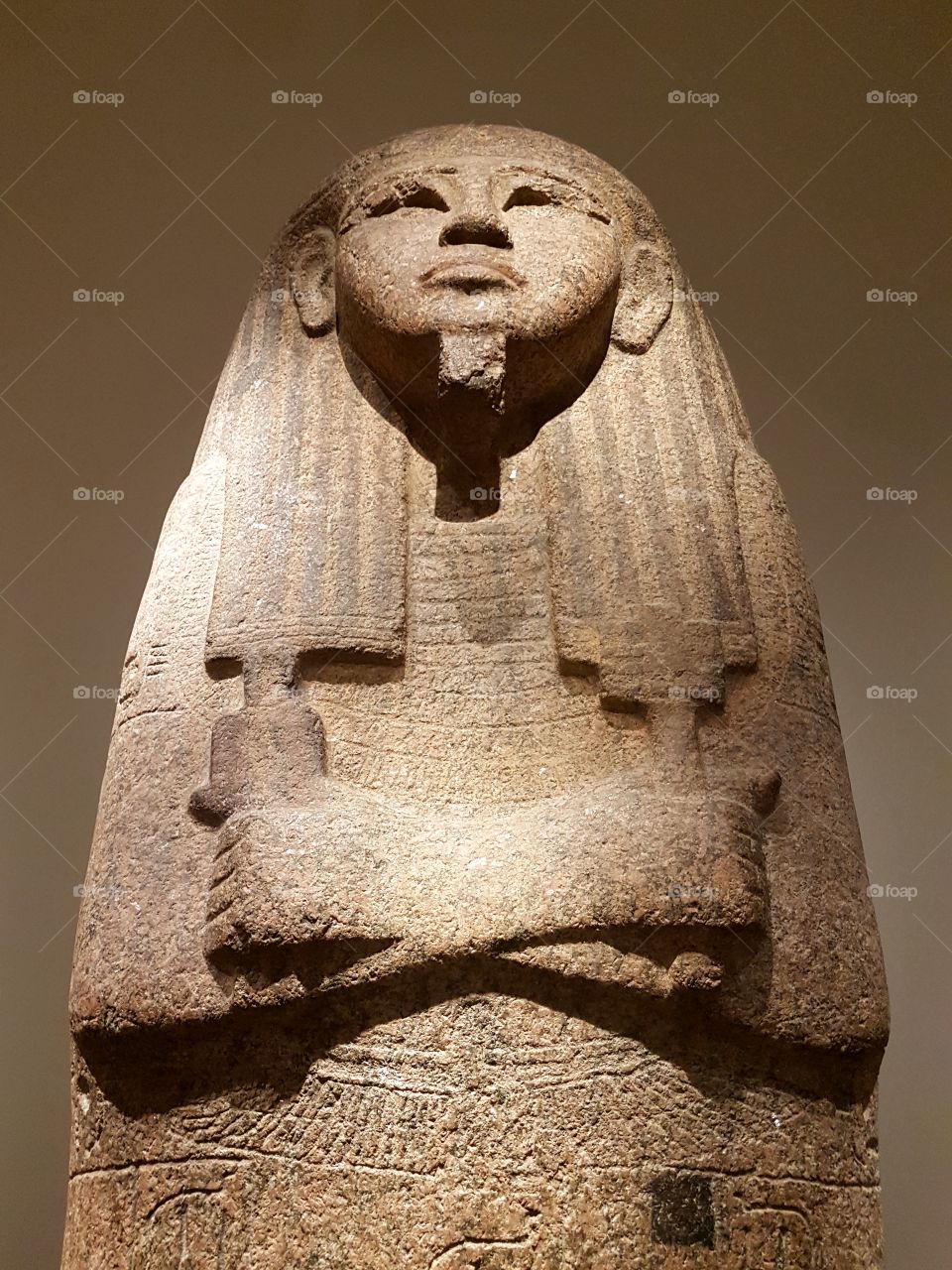 Ancient statue of the Egyptian Museum of Turin