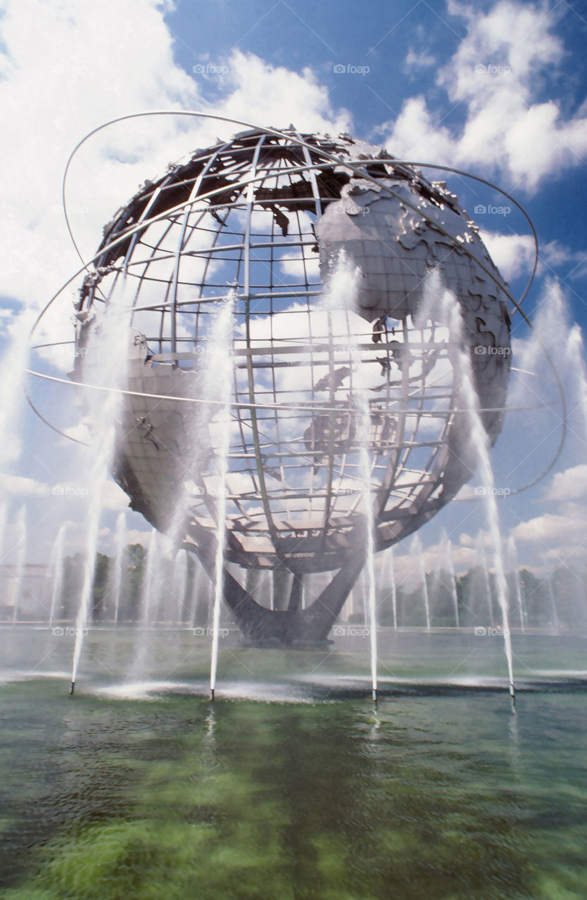 World's fair globe in flushing, ny.
