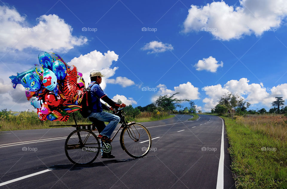 balloon seller