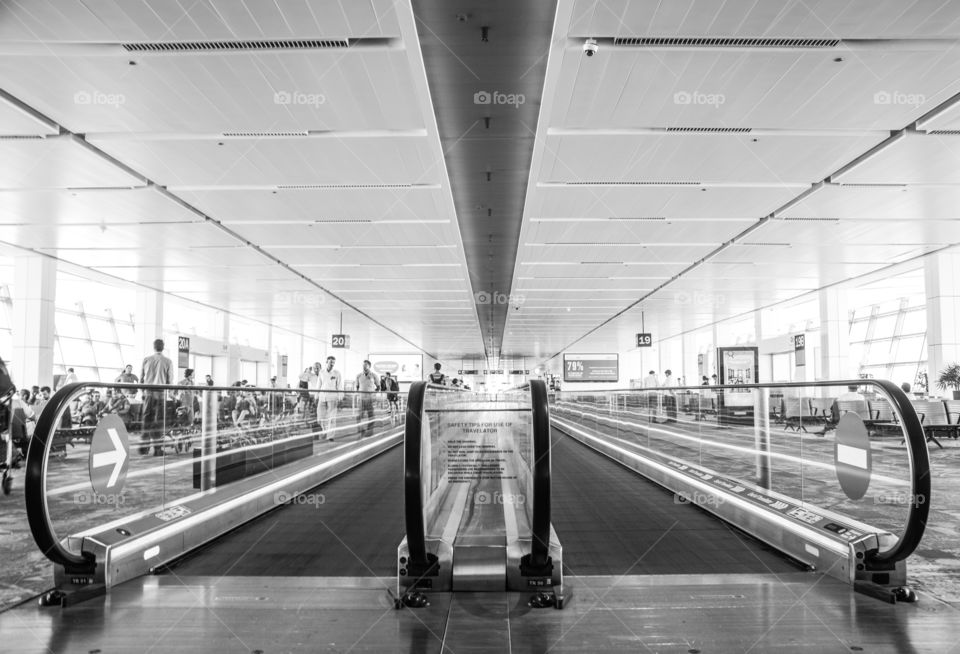 The airport hustle . Photo clicked at airport 