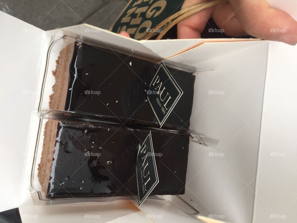 Chocolate cake from Paul 