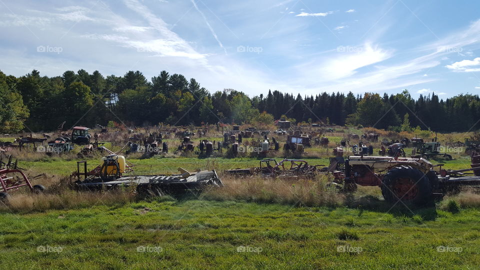 tractor graveyard