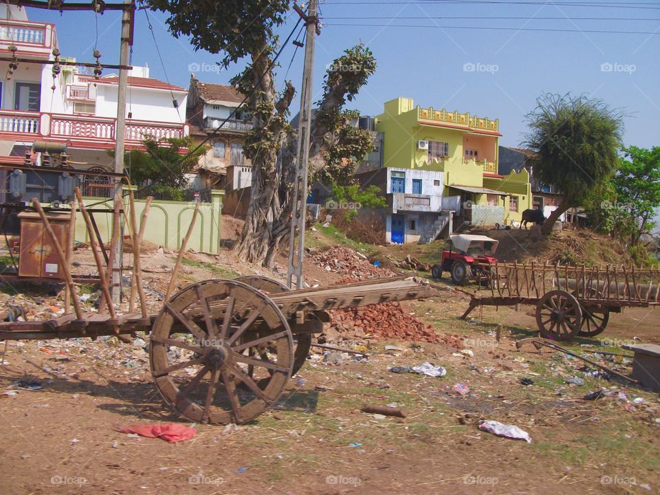 One of the streets of Pariej a village in Gujarat, Where I frequently visited my grandparents in India . 