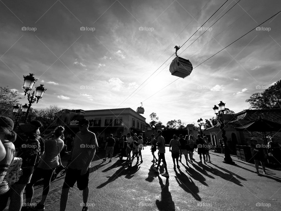 Black and white shadows 