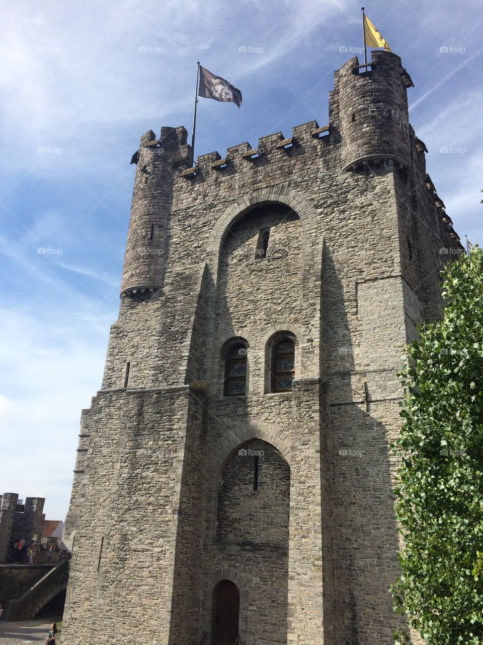Gravensteen castle tower
