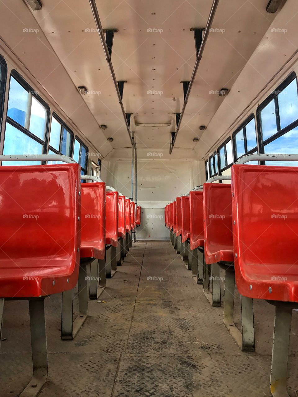 Abandoned bus