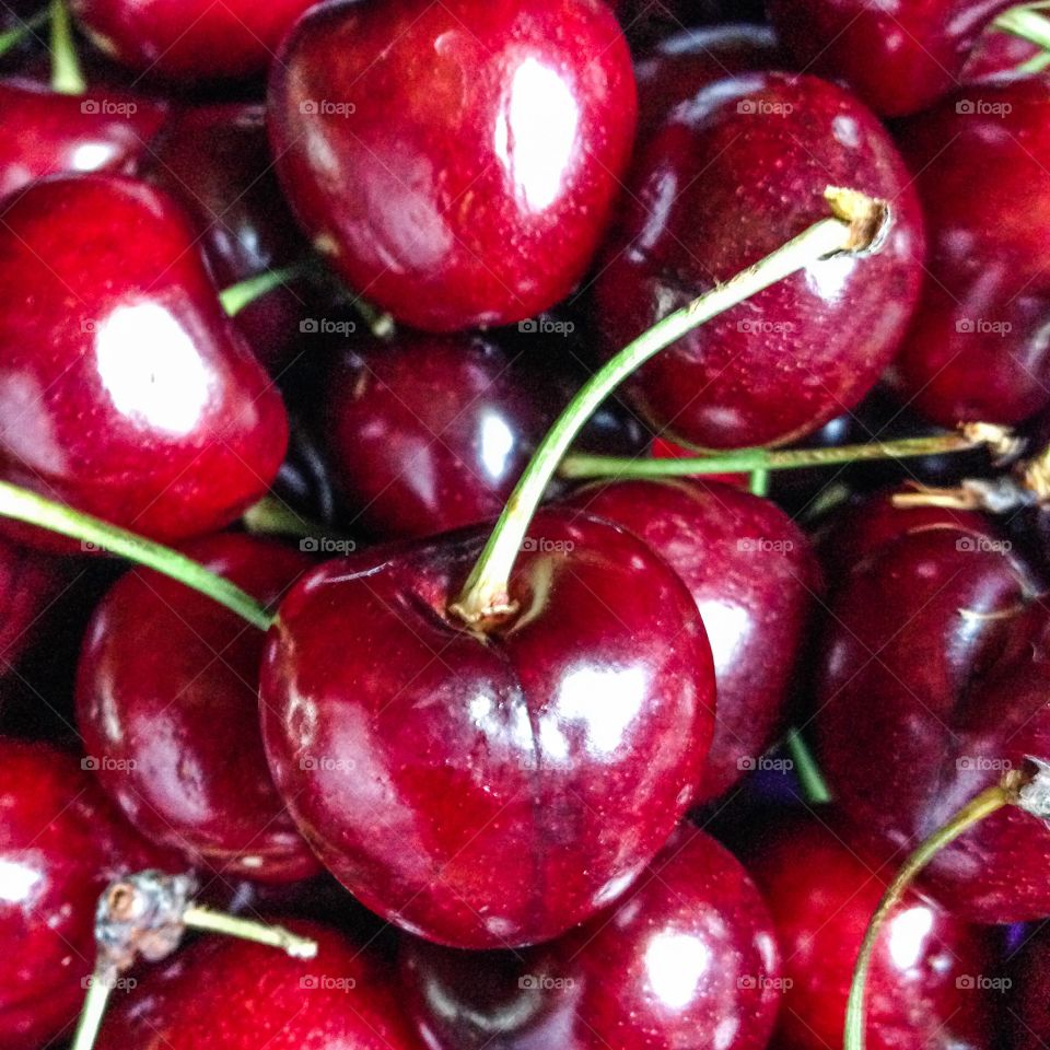 Fresh cherries