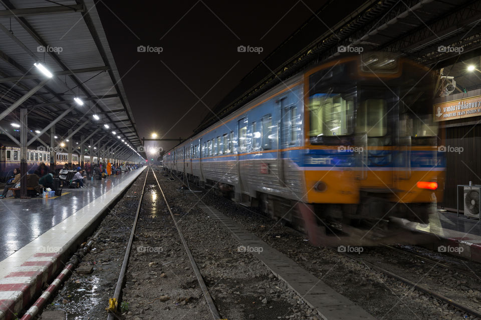 Train in railway 