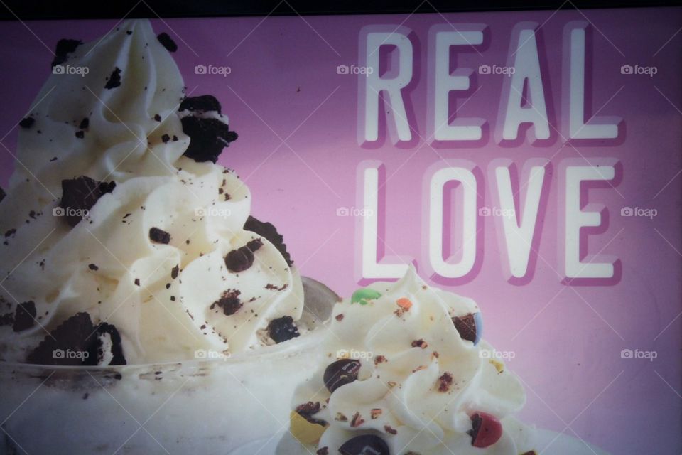 Real love- ice cream 