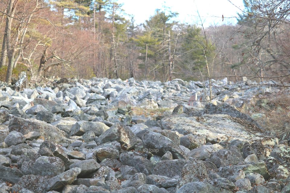 river of rocks