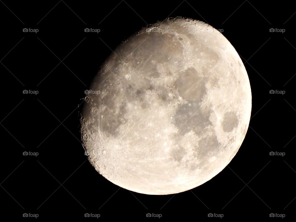 I got mooned tonight - International Observe the Moon Night occurred on Oct. 16 when the moon was near the first-quarter phase