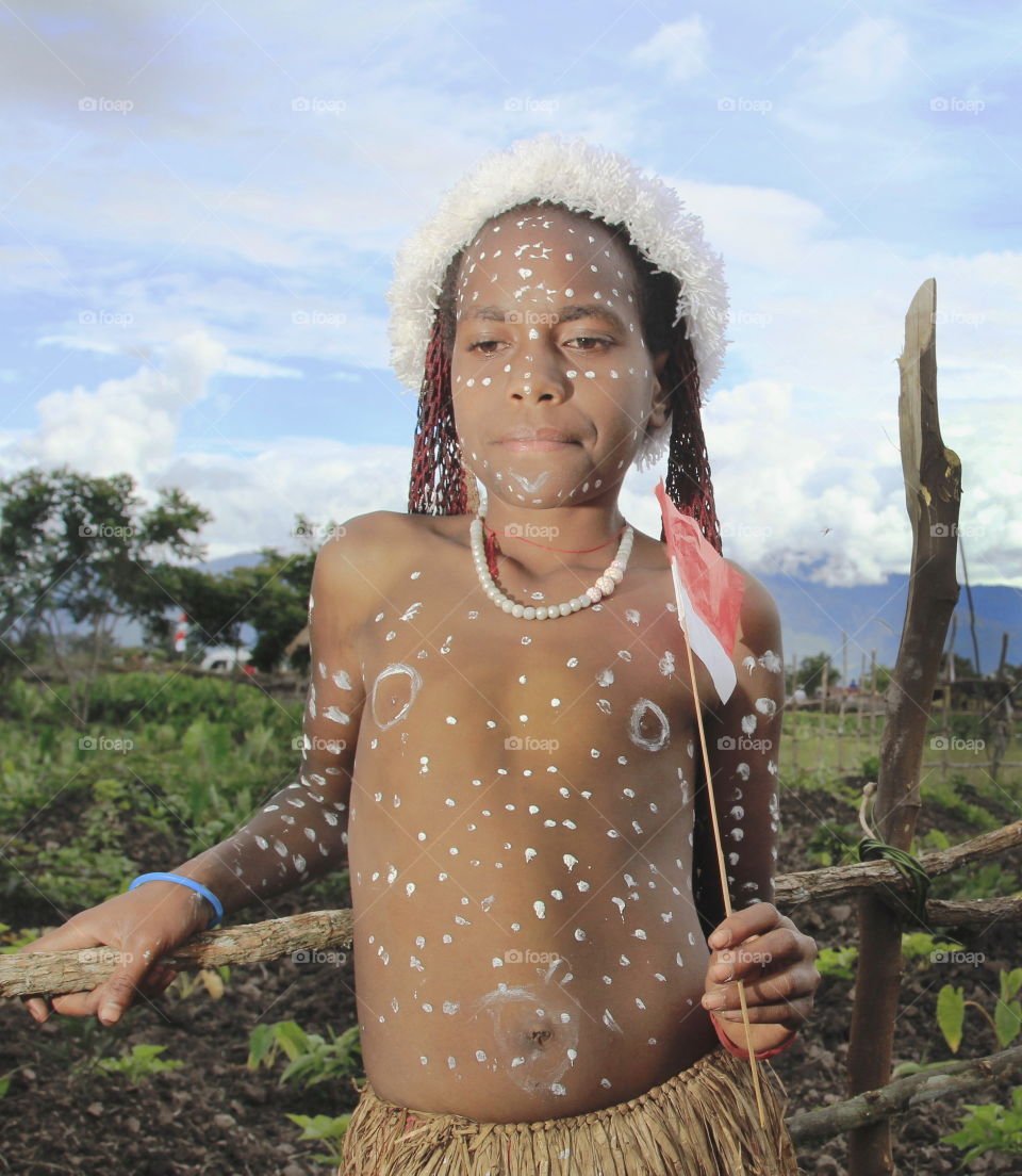 beutifull girl from dani tribe