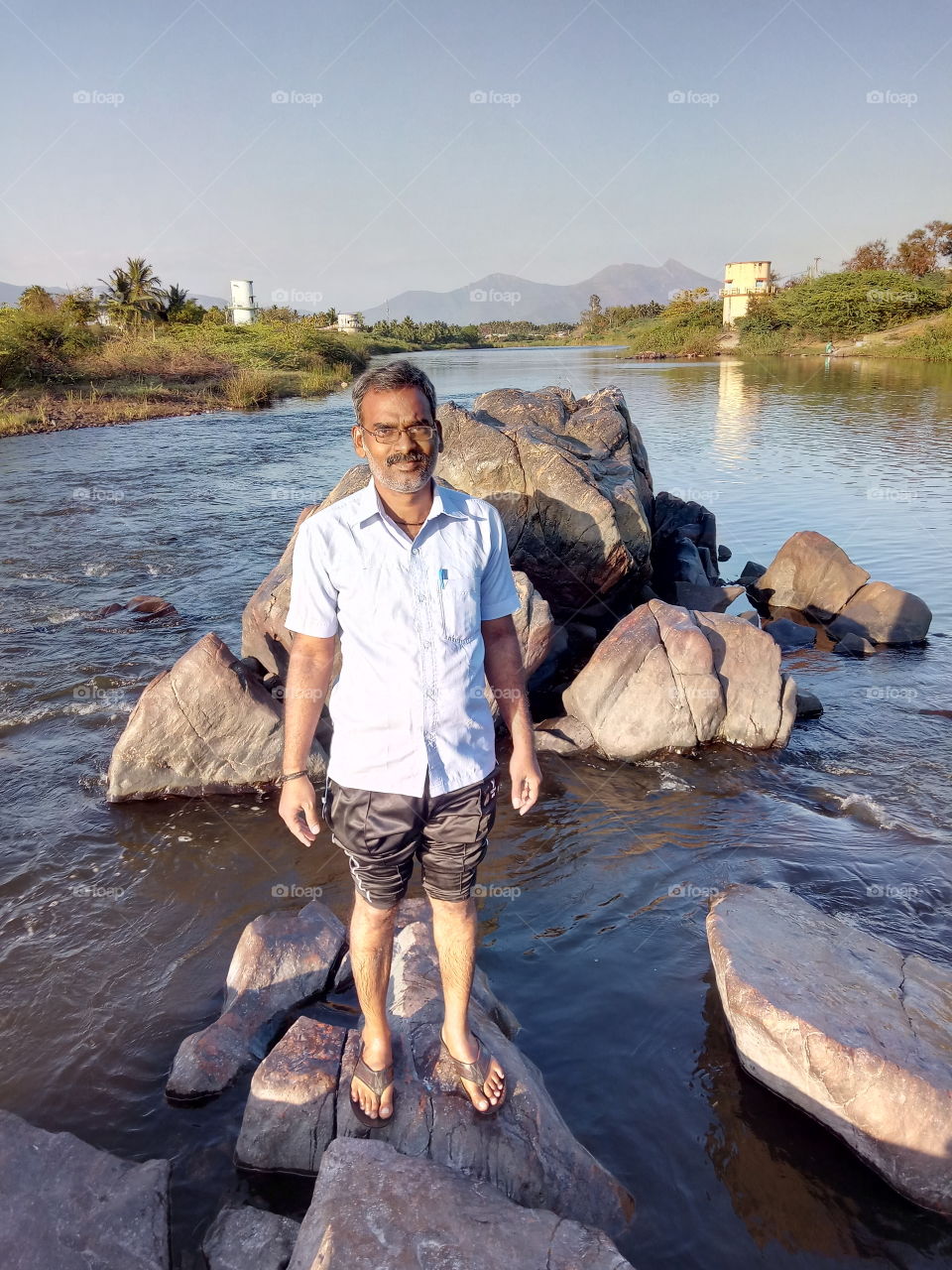 me in Bavani river