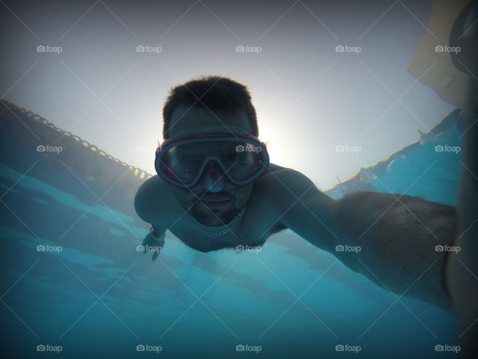 Underwater, People, Swimming, Water, Ocean