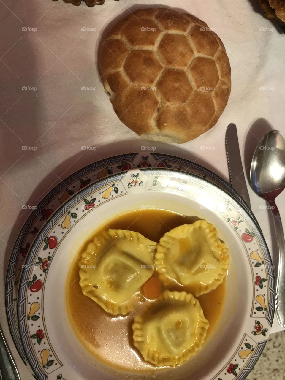 Italian food,ravioli 