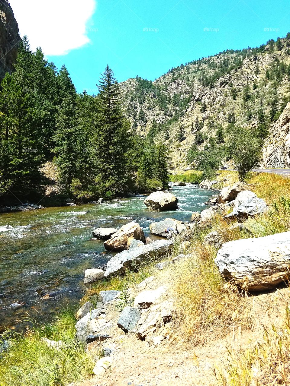 mountain river
