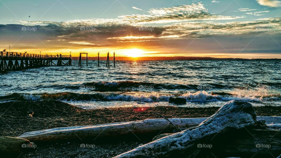 Pacific Northwest sunset
