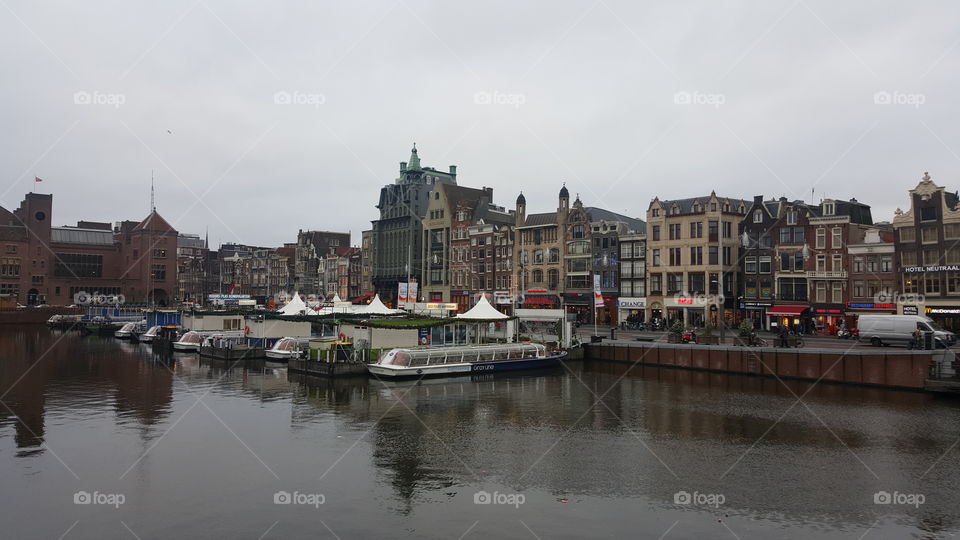 Amsterdam cityscape 