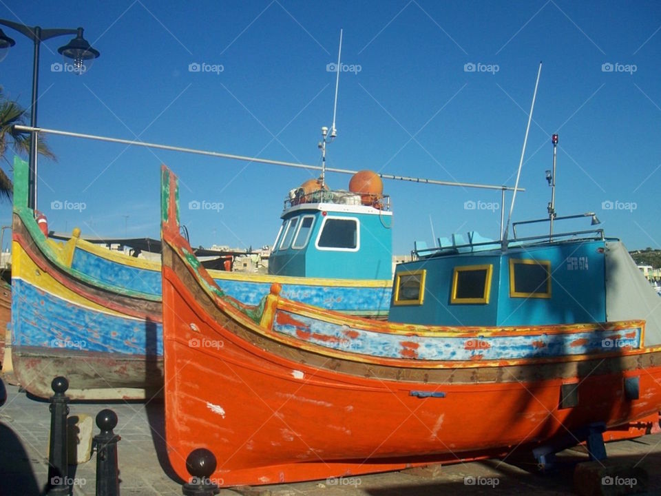 Boat dock, Malta