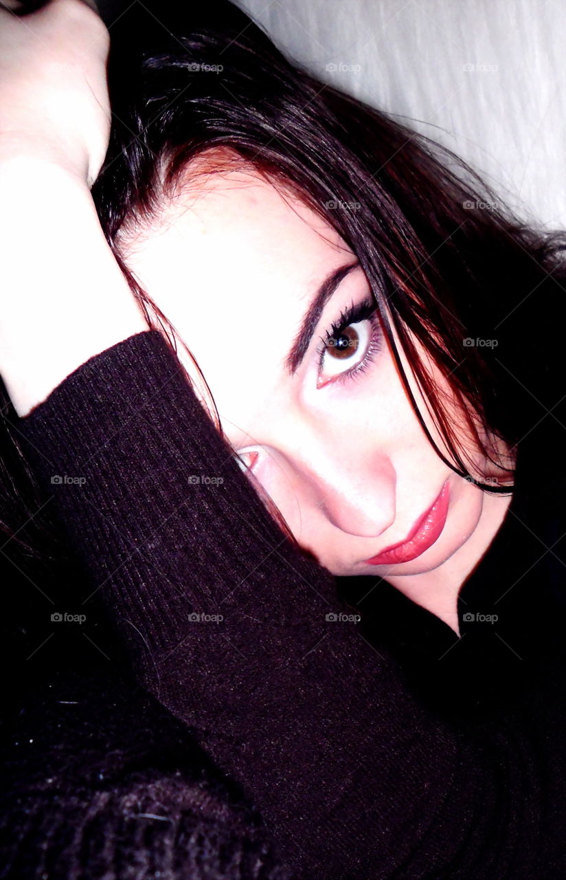 When she was really happy