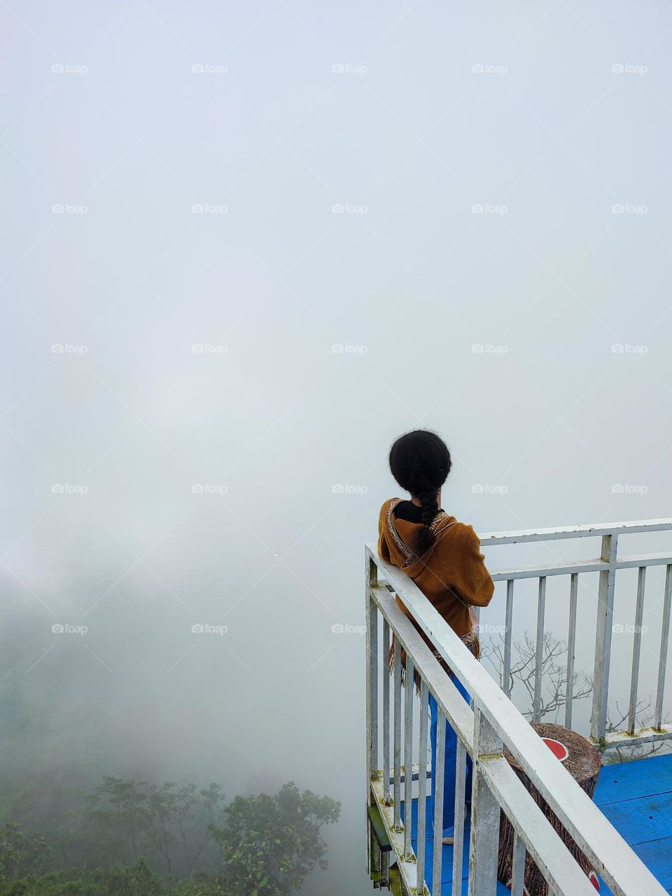 someone who is contemplating something.