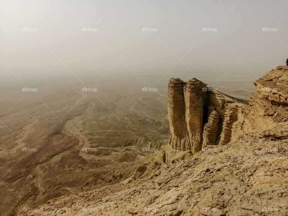 The Edge of the World near Riyadh, Saudi Arabia