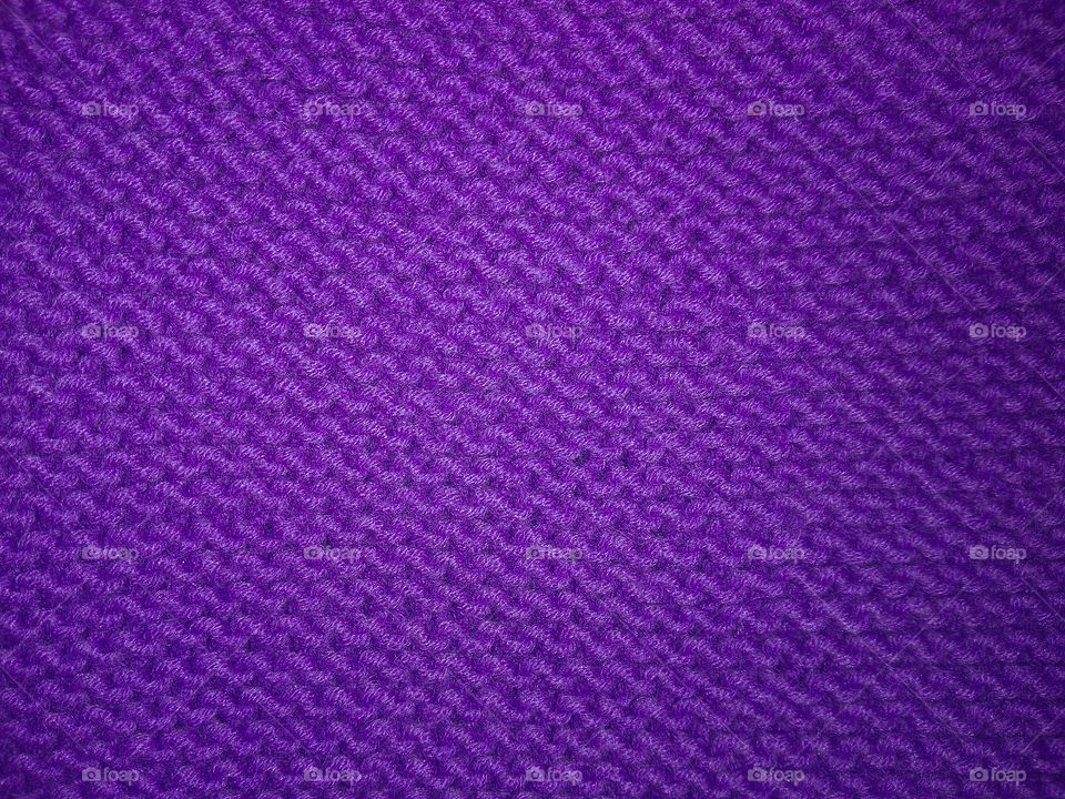 Close-up of knitted textile