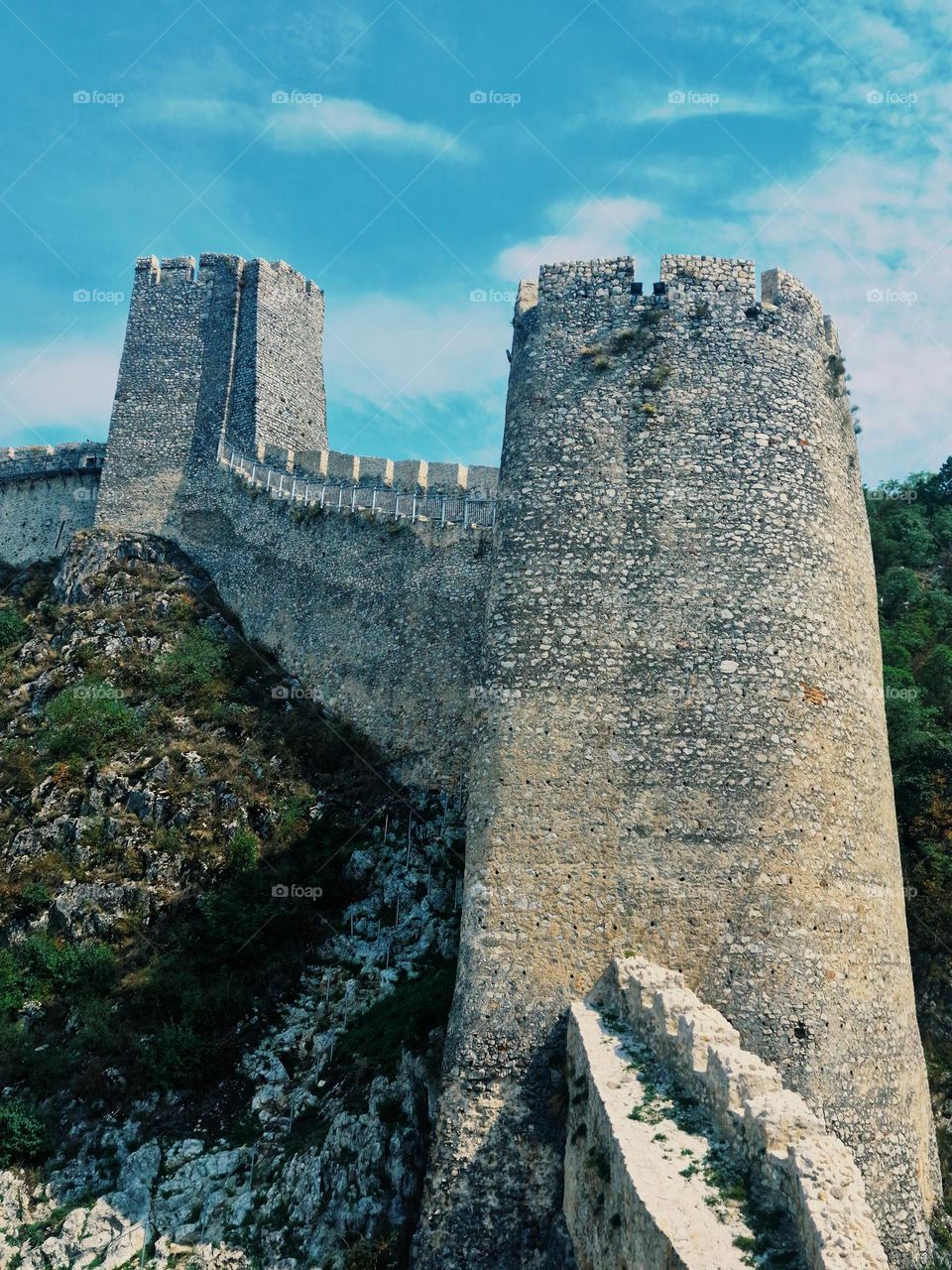 Golubac fortress wall, Serbia