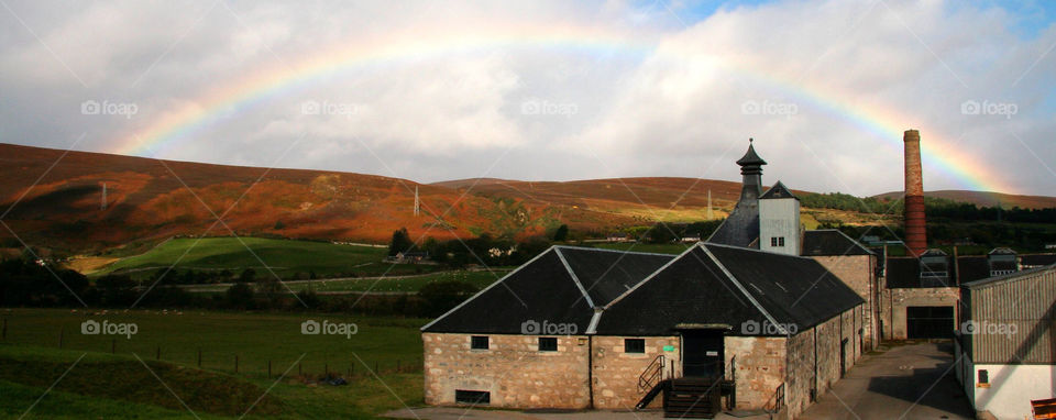 rainbow and whisky rainbow autumn scotland by pandahat
