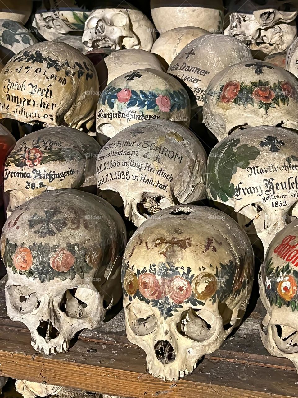 Painted skulls