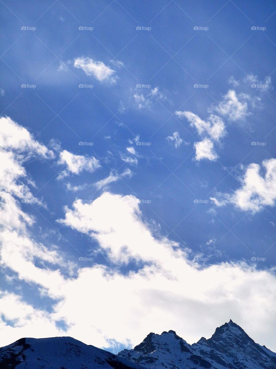 cloudy cover mountain