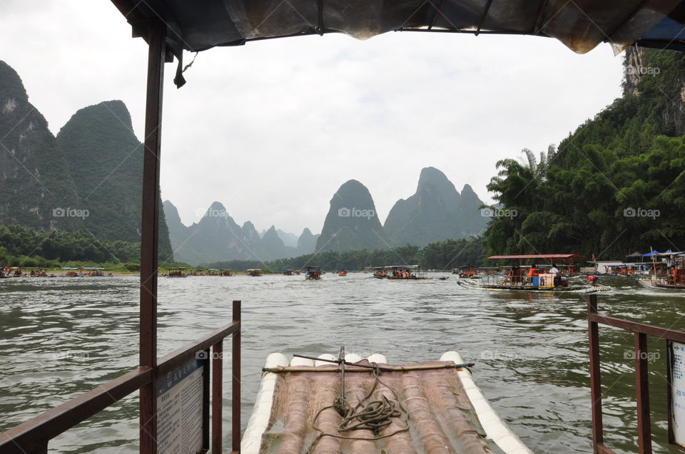 bamboo raft river cruise