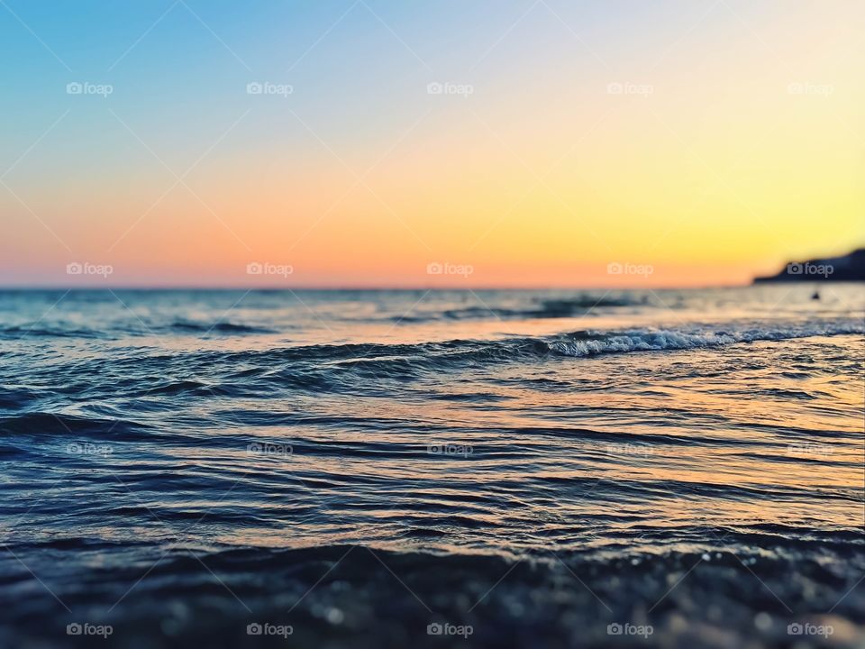 The Golden Hour. This photo taken on the coast of the Black Sea