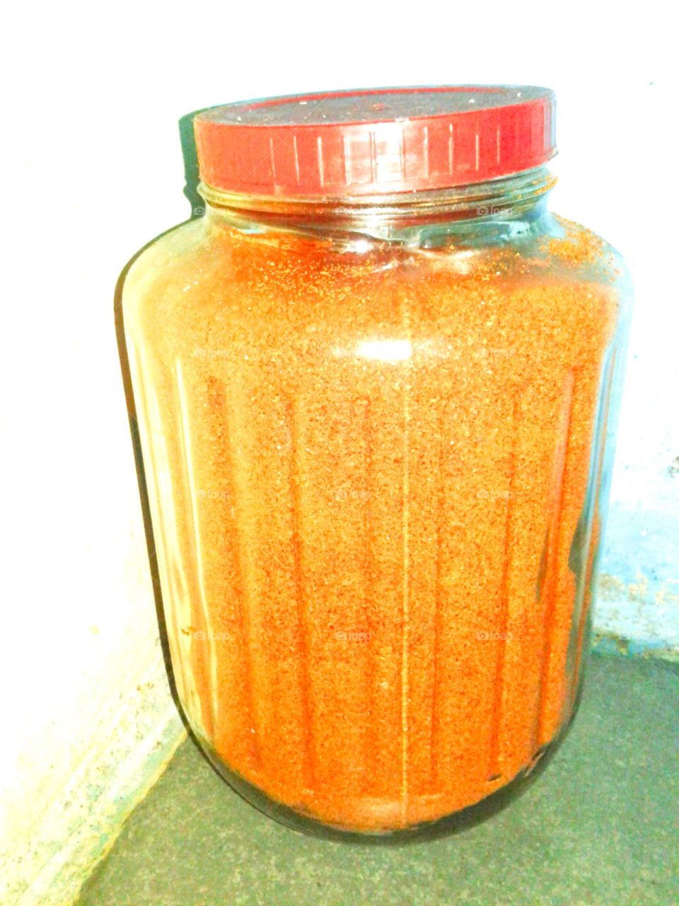 red chilli bottle