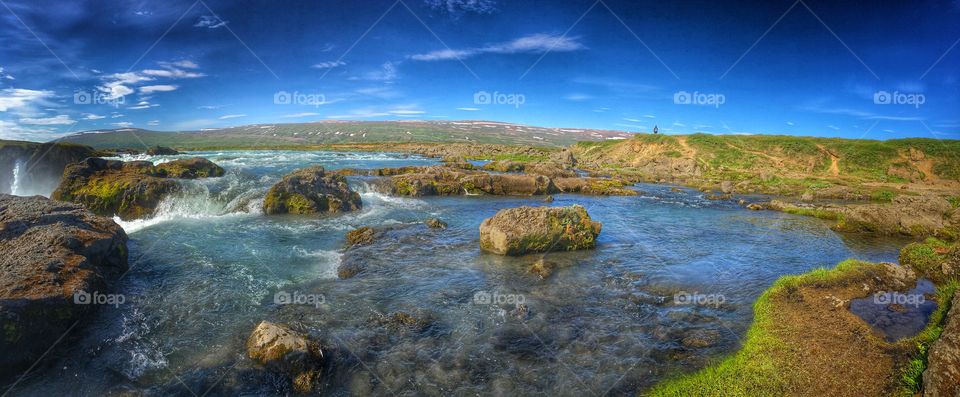 Waterfall in Iceland