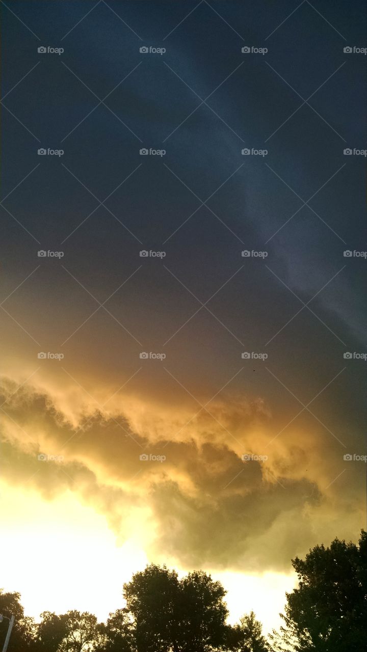 Cloud 15. The sky put on a spectacular show at sundown.
